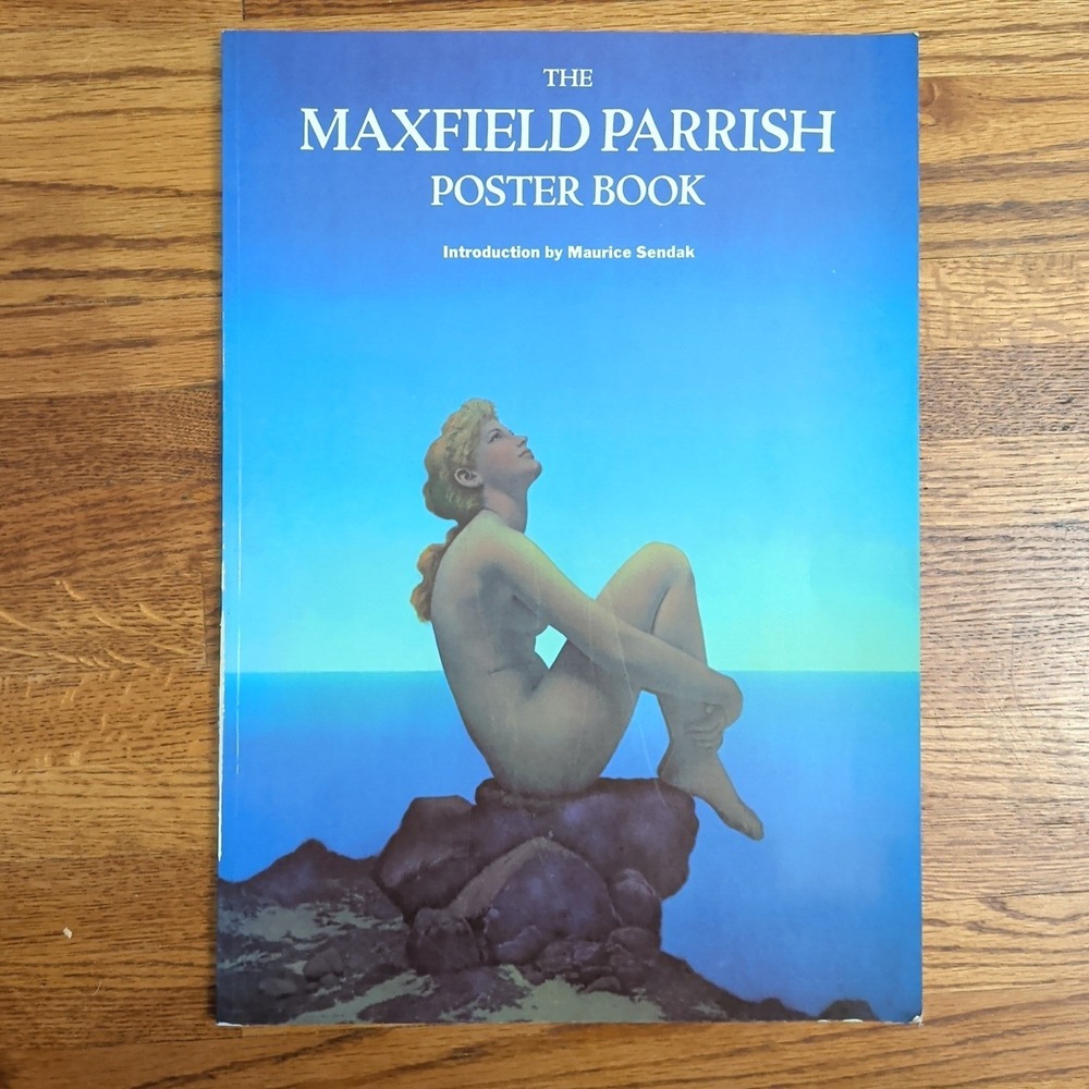 The Maxfield Parrish Poster Book Maurice Sendak Harmony Books 1974 Vintage Art